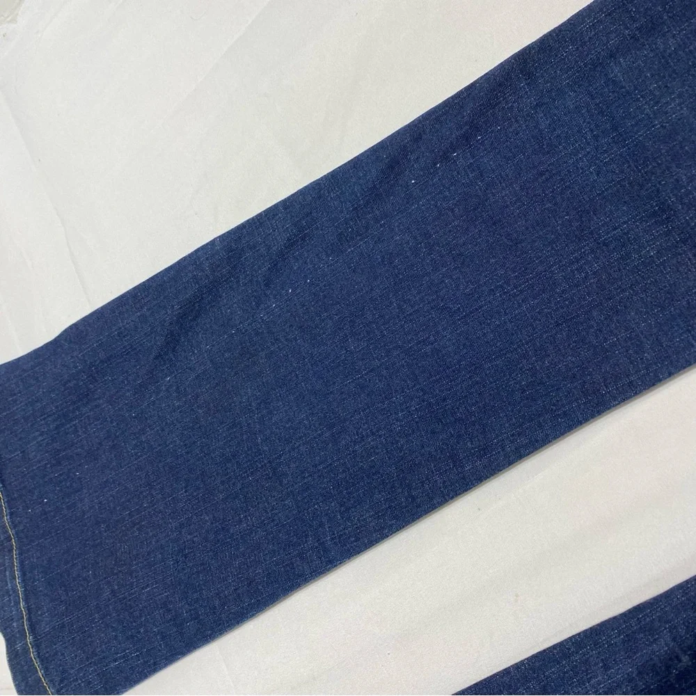 Vintage Y2K True Religion Heidi Dark Wash Ultra Low Rise  Flare Leg Jeans 25 - Picture 10 of 16